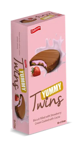 Zalloum Yummy Twins Strawberry 11 x 27g | زلوم بسكويت الفراولة