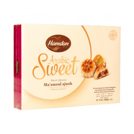 Hamdan Maamoul Dates 12 x 400g | حمدان معمول بالتمر