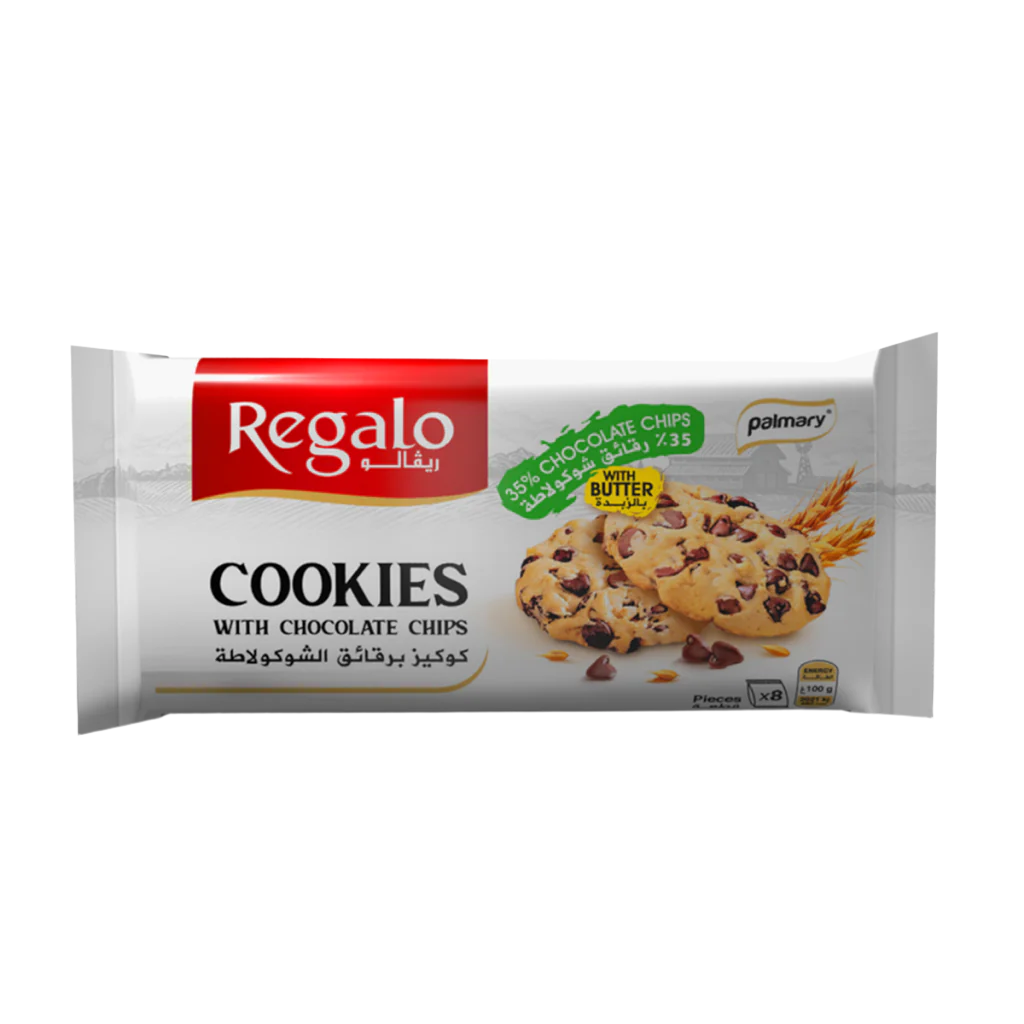 Regalo Chocolate Chips Cookies 160g | كوكيز برقائق الشوكولاتة