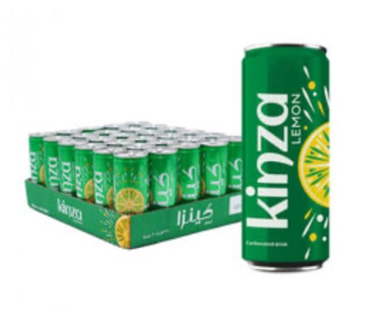 Kinza Lemon Drink 250ml Box of 30 | كنزا بطعم الليمون