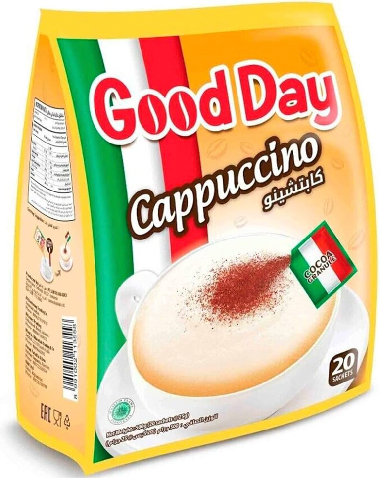 Good Day Cappuccino 25g Pack of 20 | كابتشينو سريع التحضير