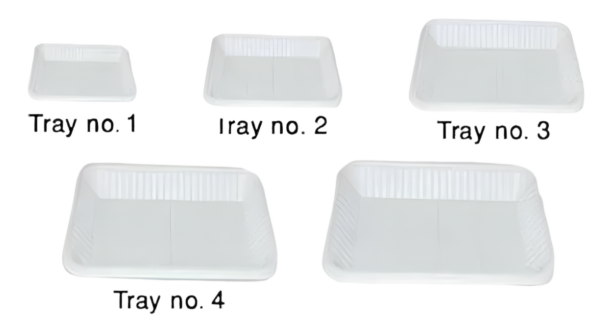 HTE Disposable Rectangular Plastic Plates No 1 | اطباق بلاستيكية مستطيلة