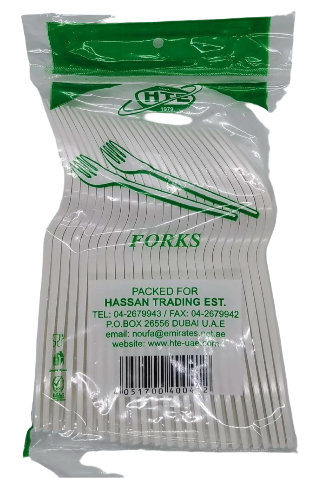 HTE Disposable Plastic Forks | شوك بلاستيكية