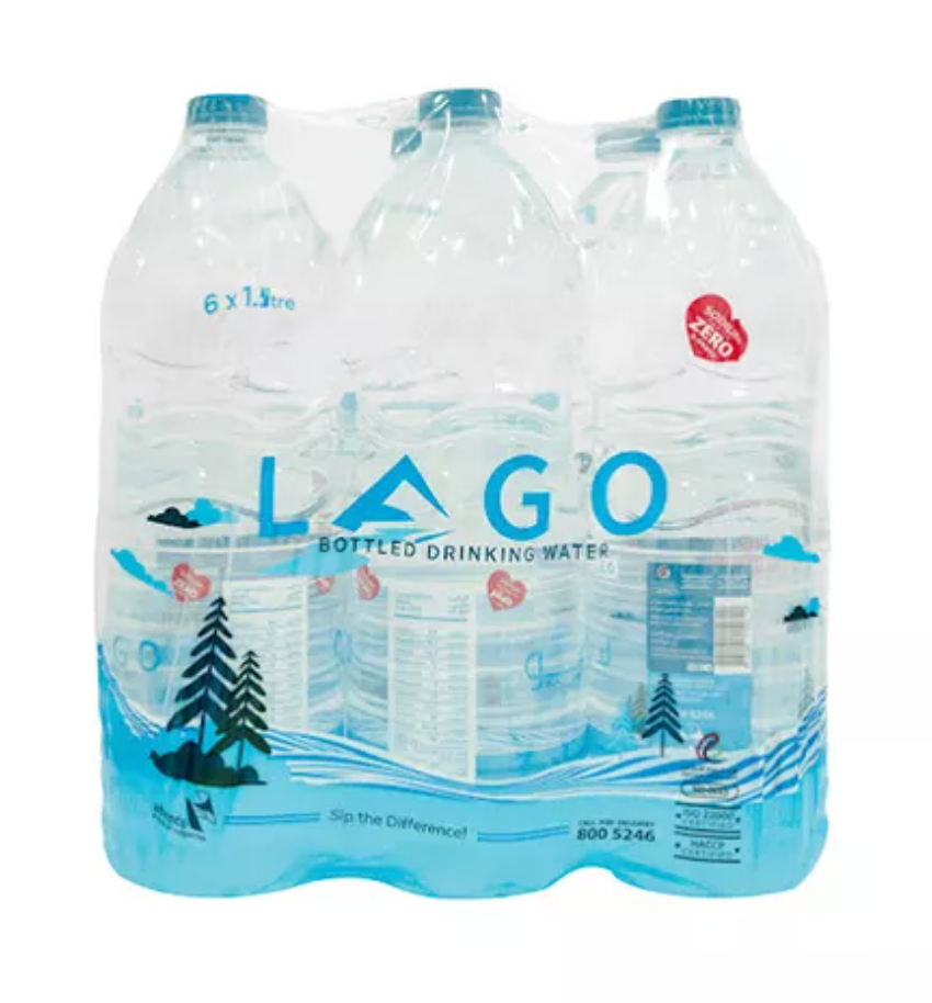 Lago Bottled Drinking Water 6x1.5L | لاجو مياه معدنية