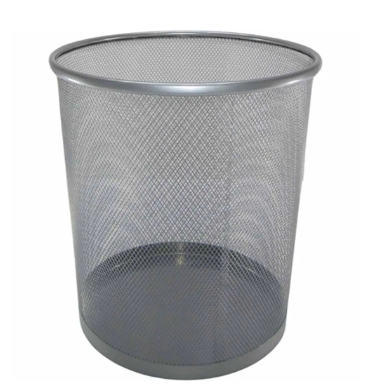 Moonlight Dustbin Office Silver 13L | سلة قمامة مكتبية