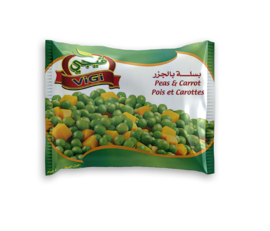 Vigi Frozen Peas & Carrots 400g | فيجي بازيلا وجزر مجمد