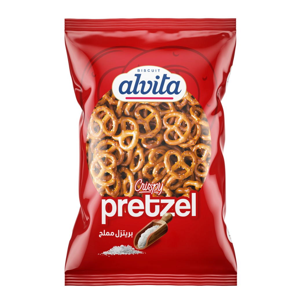 Alvita Salty Pretzels Red 300g | الفيتا بريتزل مملح