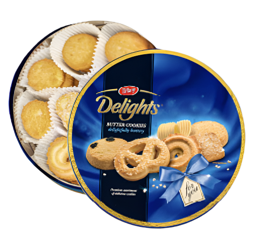 Tiffany Delights Butter Cookies 810g | تيفاني بسكويت الزبدة