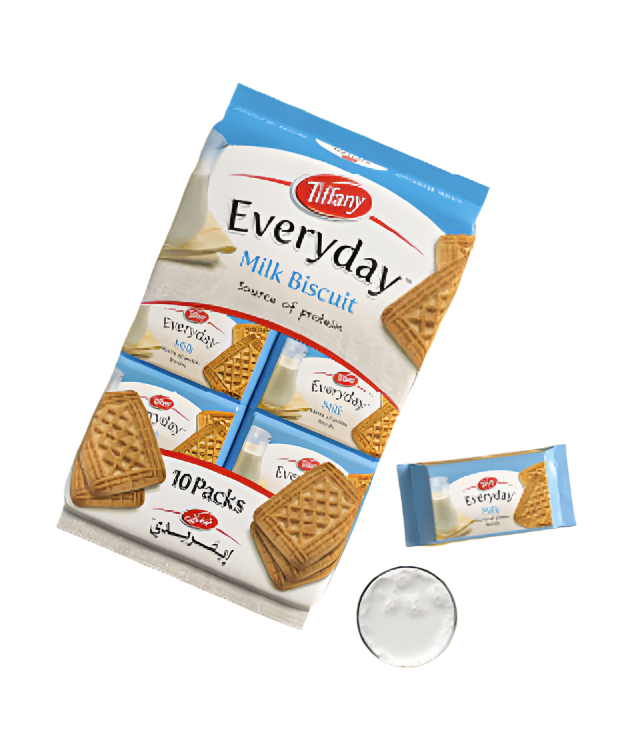 Tiffany Everyday Milk Biscuits 10 x 40g | تيفاني بسكويت ايفريدي