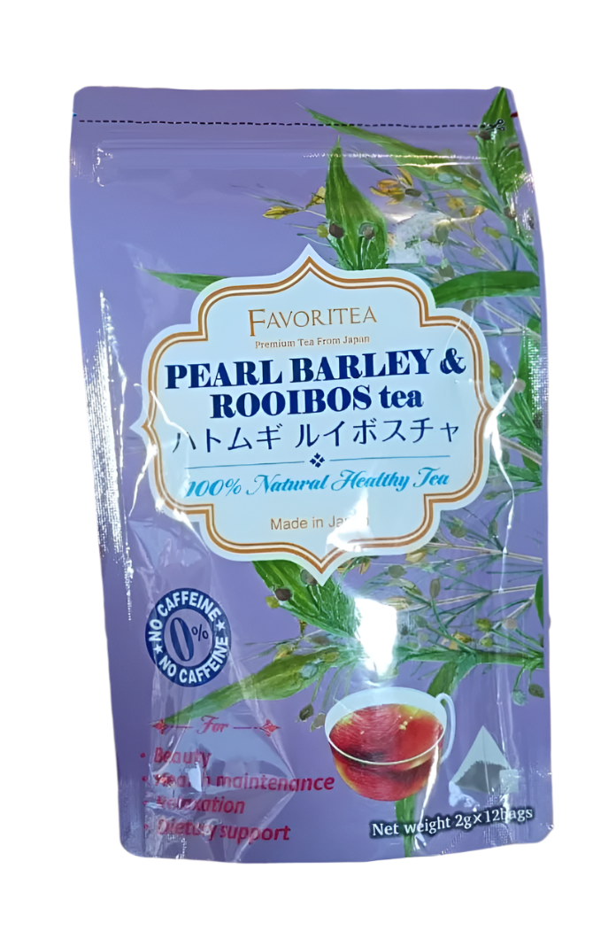 Japanese Favoritea Pearl Barley & Rooibos Tea 12 x 2g |