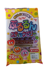 Japanese Pururun Sticks Jelly 448g | اصابع كونجاك الجيلي