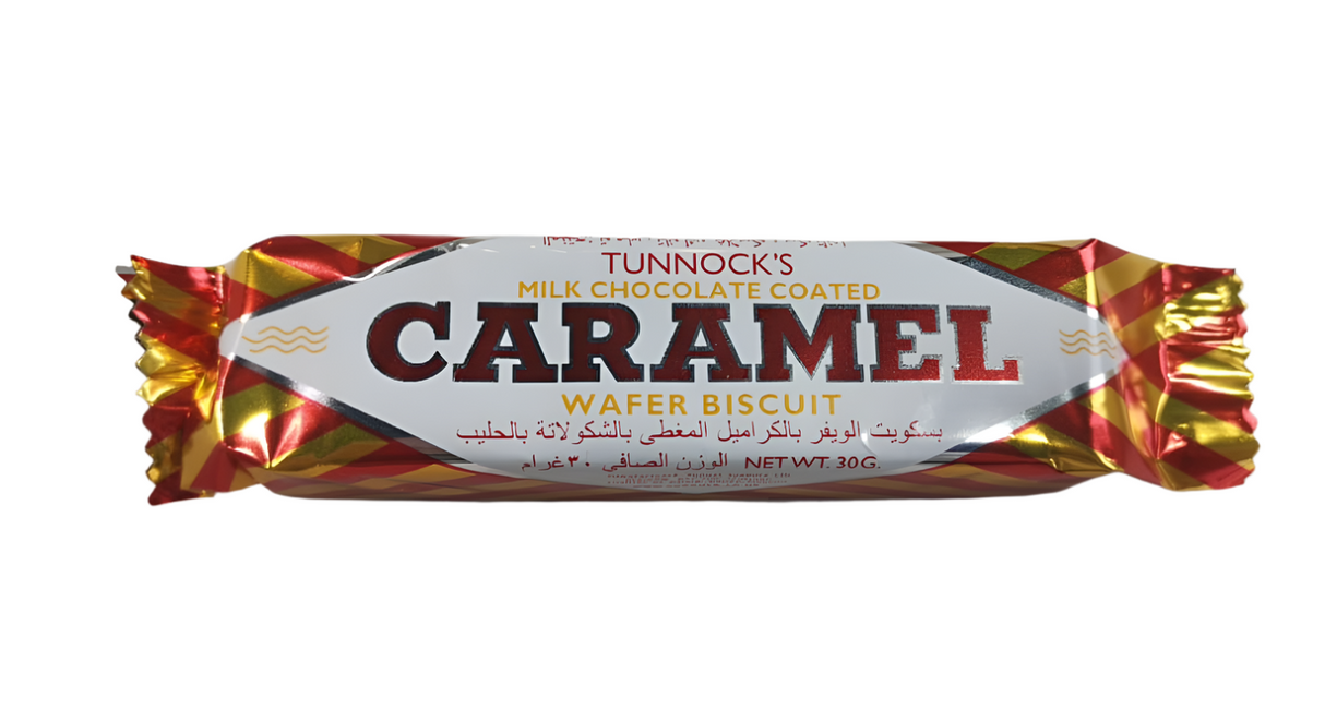 Tunnocks Caramel Wafer 30g | بسكوت ويفر بالكراميل