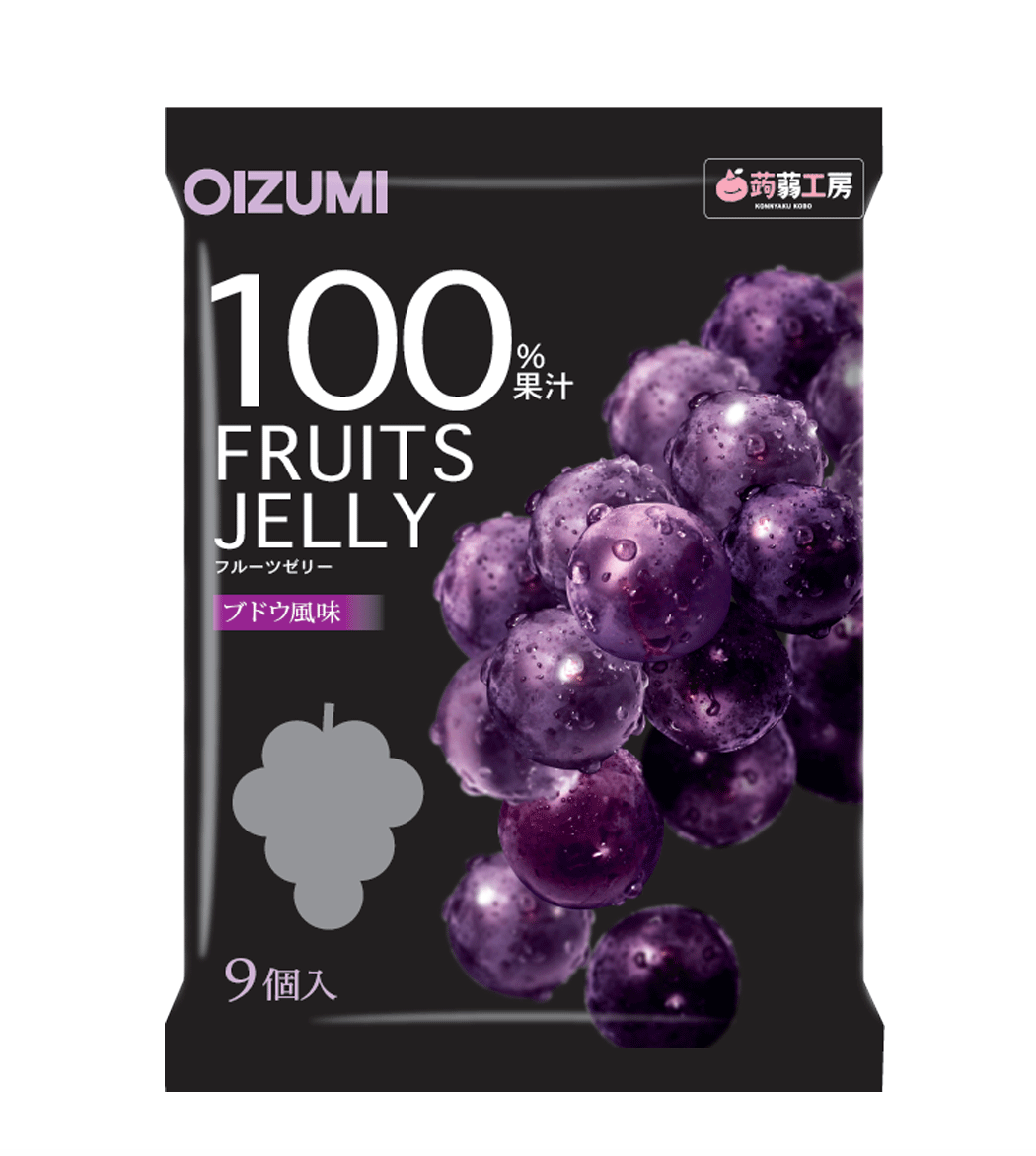 Japanese Oizumi Fruits Jelly Grape | جيلي بنكهة العنب