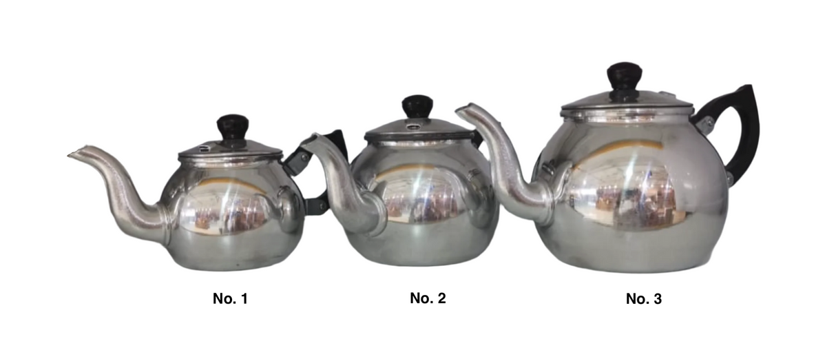 Metal Teapot with Handle No. 2 | ابريق شاي المنيوم وسط