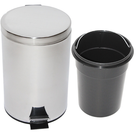 Moonlight Dustbin Steel 7L | سلة قمامة ستيل