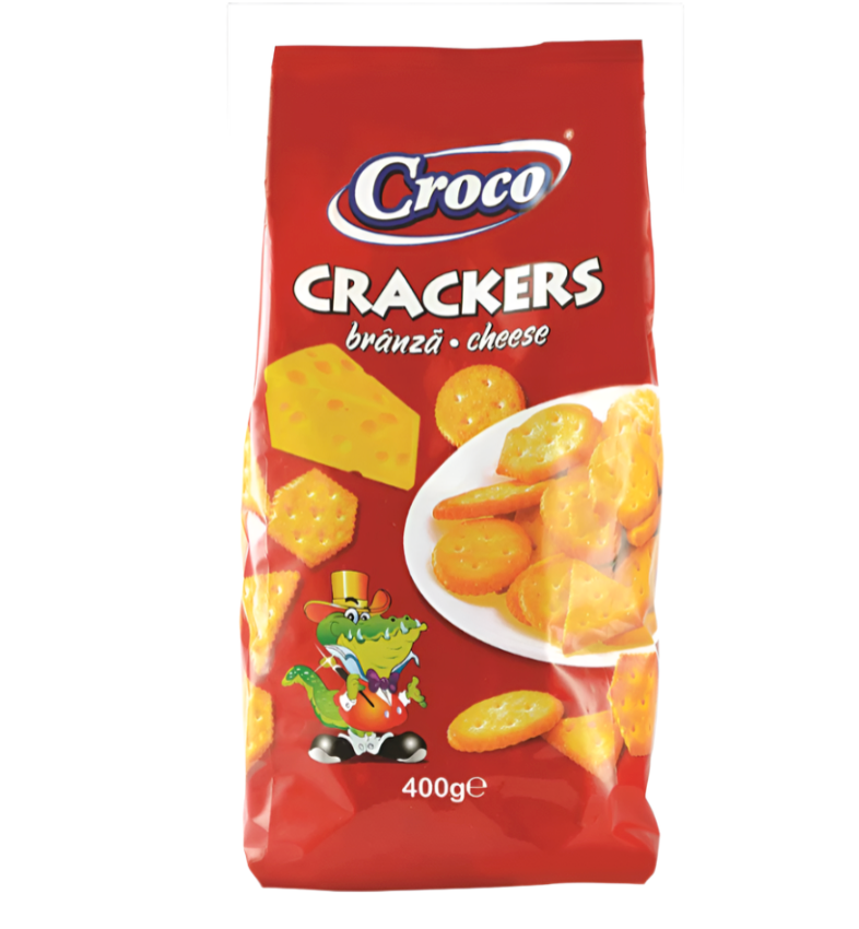 Croco Crackers Cheese 400g | كروكو كراكر بنكهة الجبنة