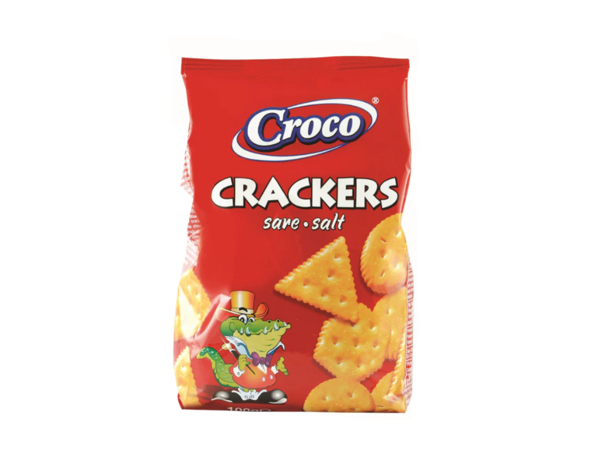 Croco Crackers Salt 100g | كروكو كراكر مملحة