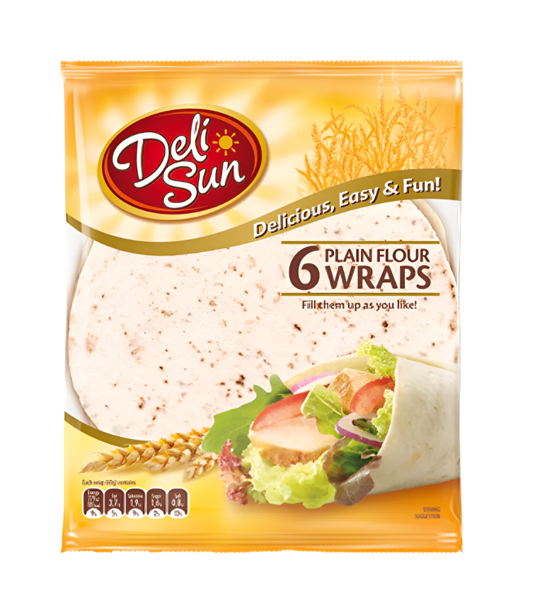 Deli Sun Plain Tortilla 360g | تورتيلا سادة