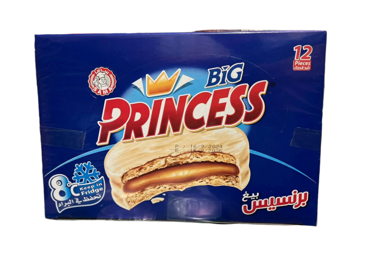 Big Princess White Chocolate Wafer 12 x 40g | برنسيس ويفر ابيض كبير