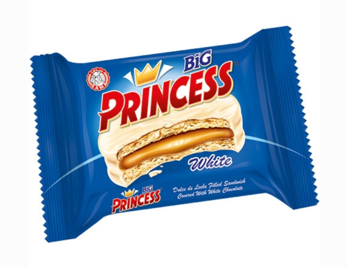 Big Princess White Chocolate Wafer 40g | برنسيس ويفر ابيض كبير