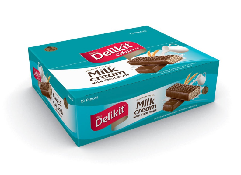 Delikit Milk Chocolate Wafer 12 x 40g | ديلكيت ويفر الشوكولاتة