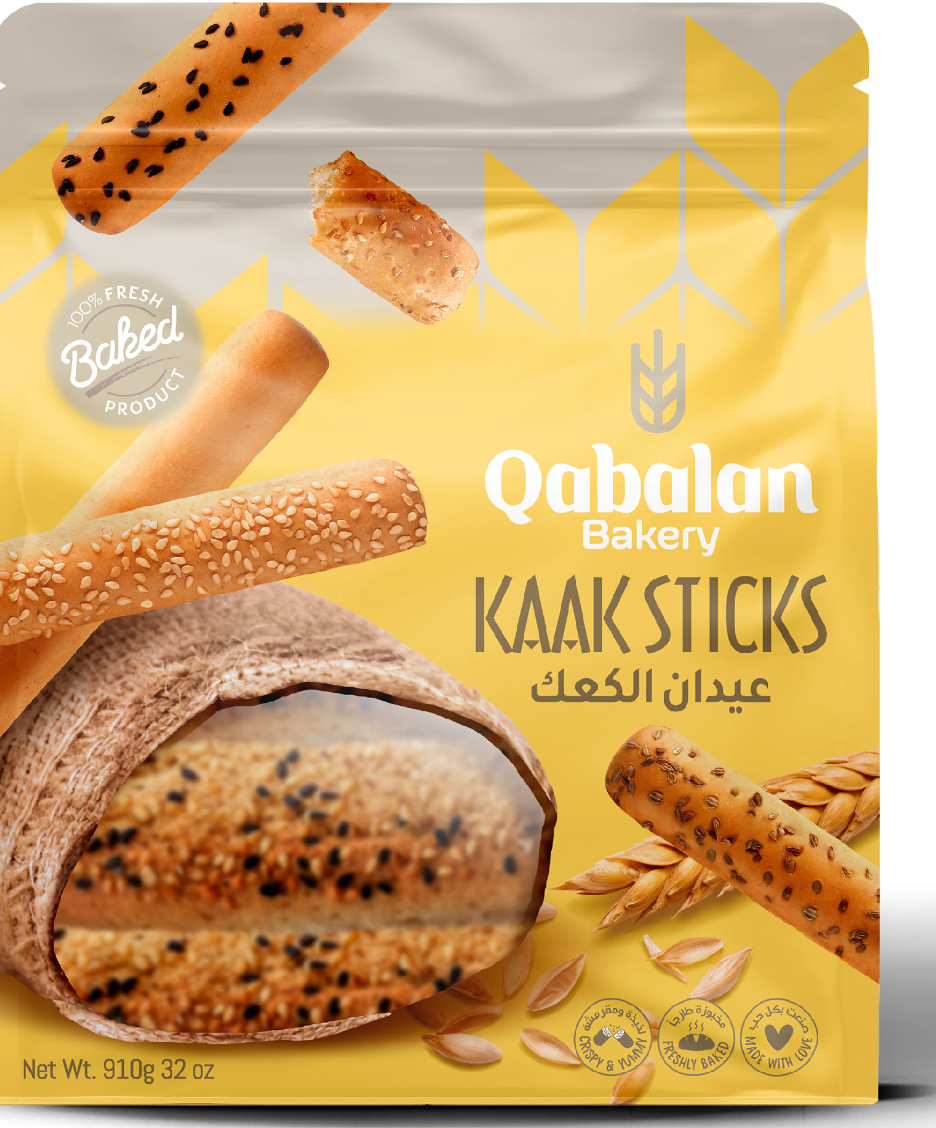 Qabalan Assorted Bread sticks bags 350g