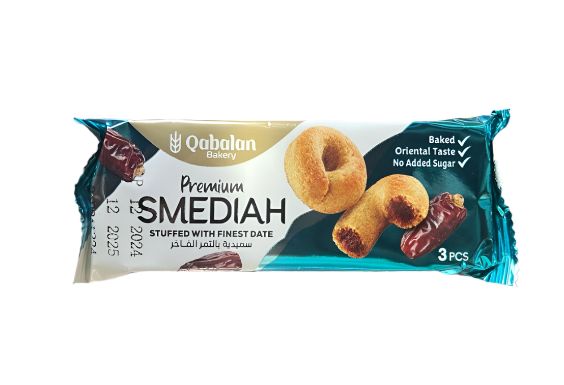 Qabalan Smediah with Dates Suger free 40g | قبلان سميدية بالتمر الفاخر بدون سكر