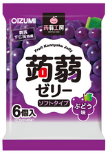 Japanese Konnyaku Jelly Grape Flavor 106g | جيلي بنكهة العنب