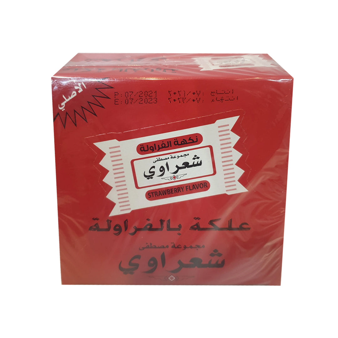 Sharawe Strawberry Chewing Gum Box 24 X 100 Pcs | شعراوي علكة فراولة