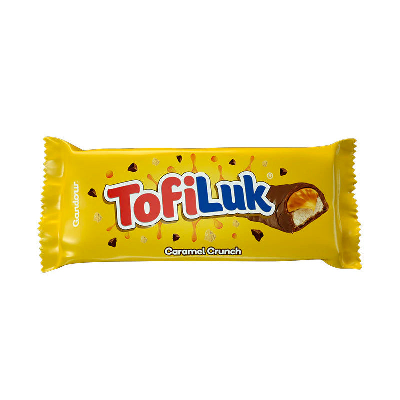 TofiLuk Caramel Crunch 24 Pcs X 27.5 | شوكولاتة بالكارميل