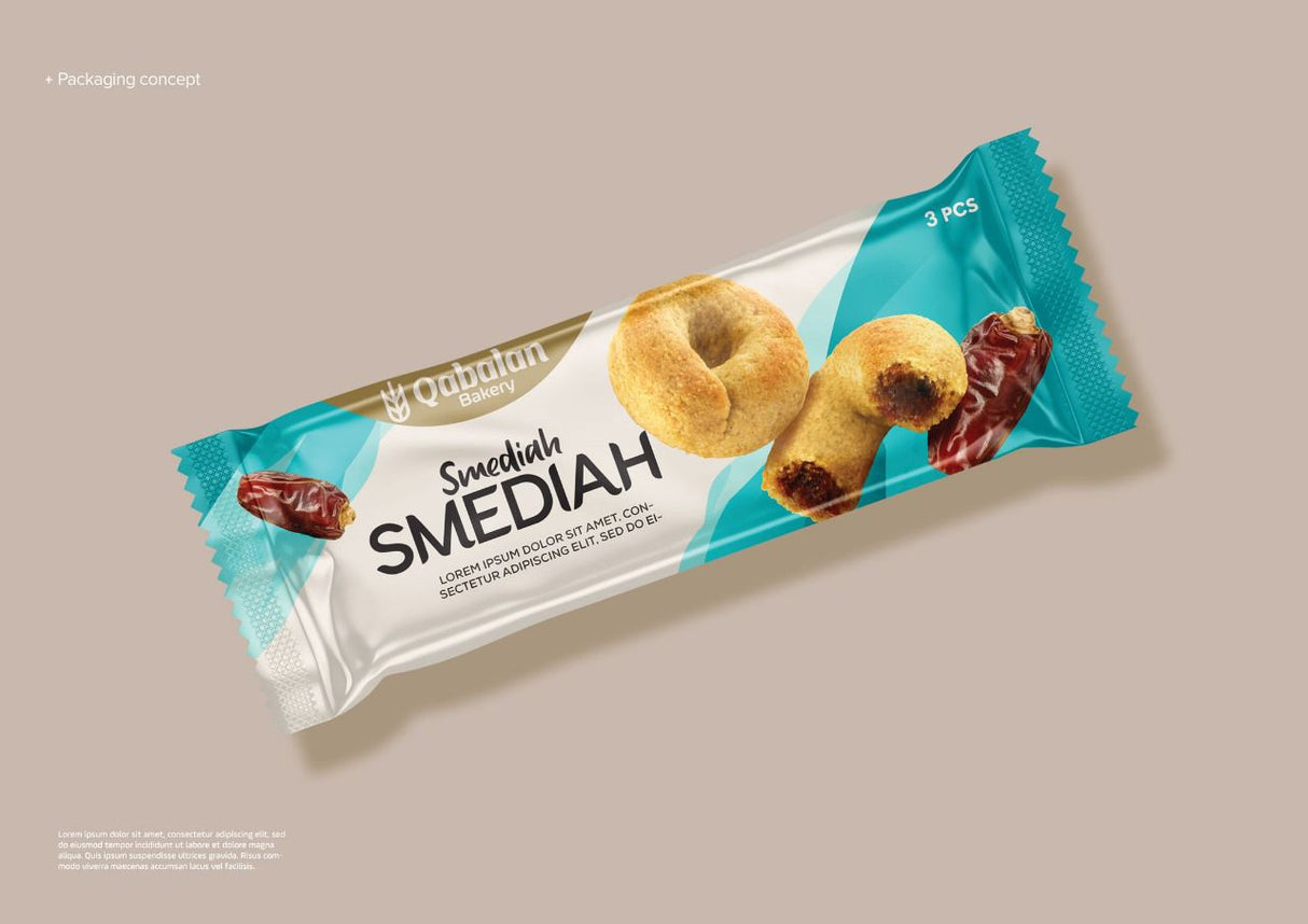 Qabalan Smediah with Dates Suger free 40g | سميدية ب تمر