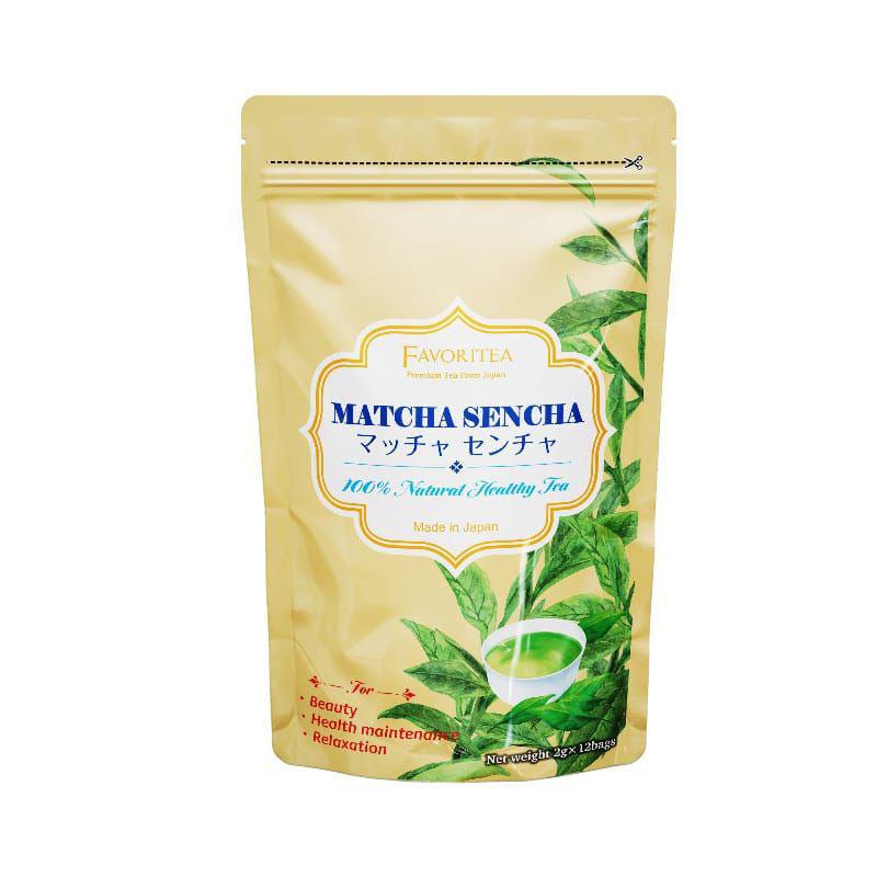 Favoritea Matcha Sencha Tea 12 x 2g | شاي الماتشا