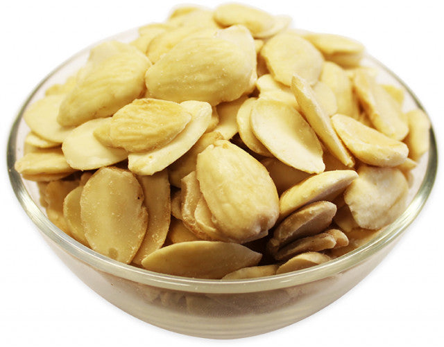 Almond Blanched Halves USA | لوز مقشور مقسوم نصفين