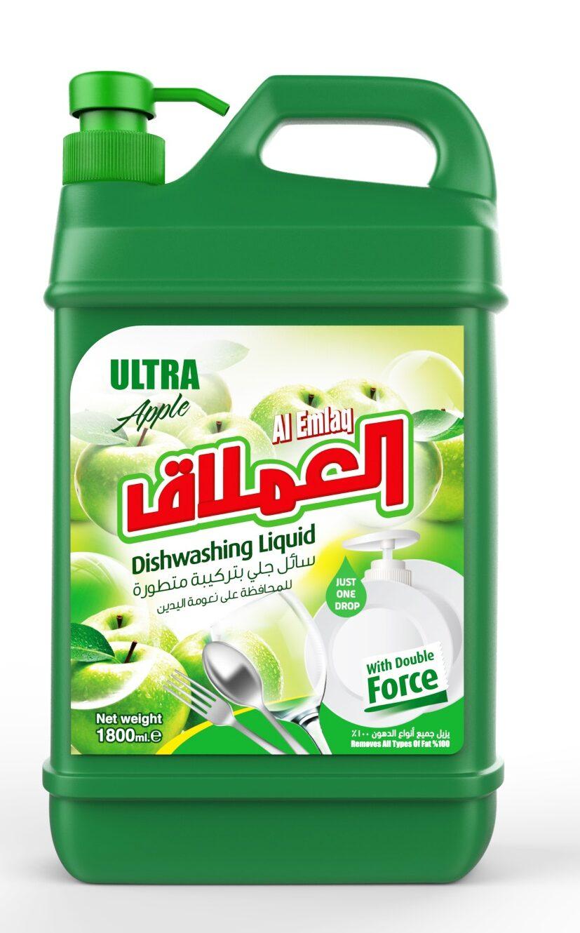 Al Emlaq Ultra Dishwashing Liquid 1.8L | العملاق سائل الجلي