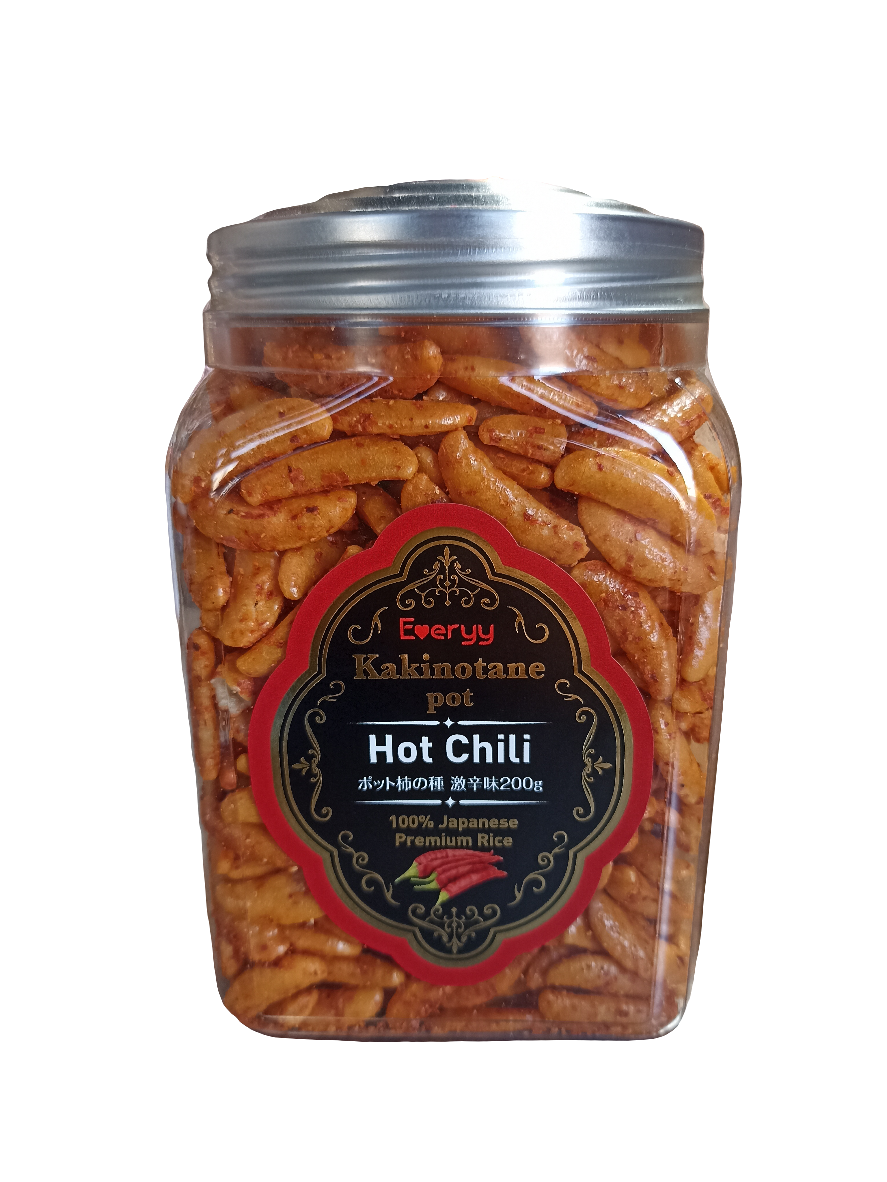 Japanese Kakinotane Pot Hot Chili 200g