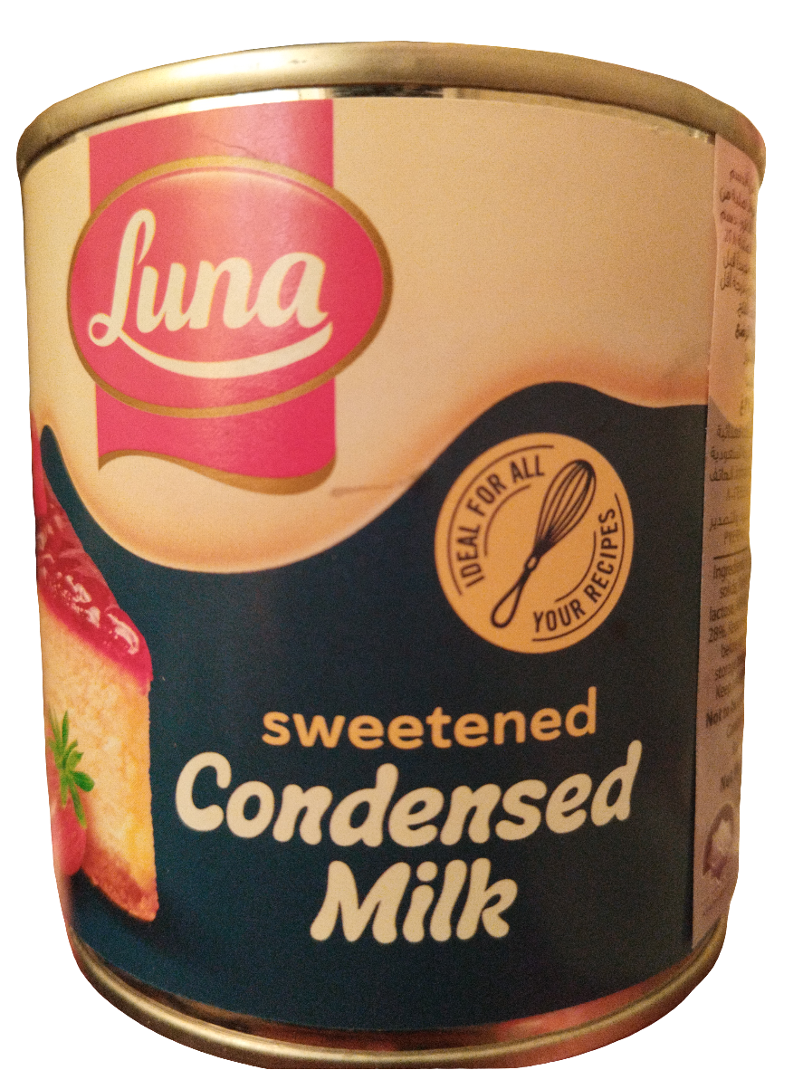 Luna Sweetened Condensed Milk 48 x 370g | لونا حليب مكثف محلى