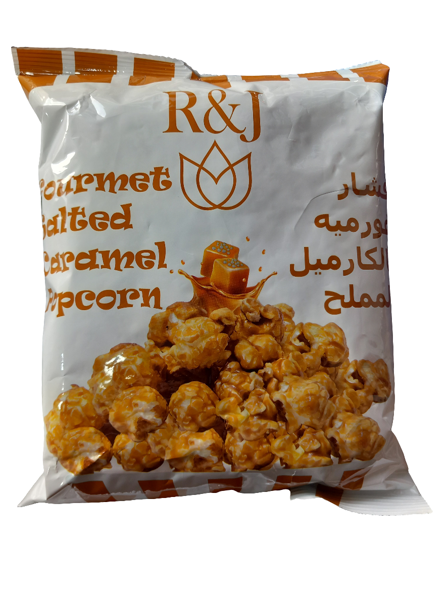 R&J Gourmet Salted Caramel Popcorn 60g