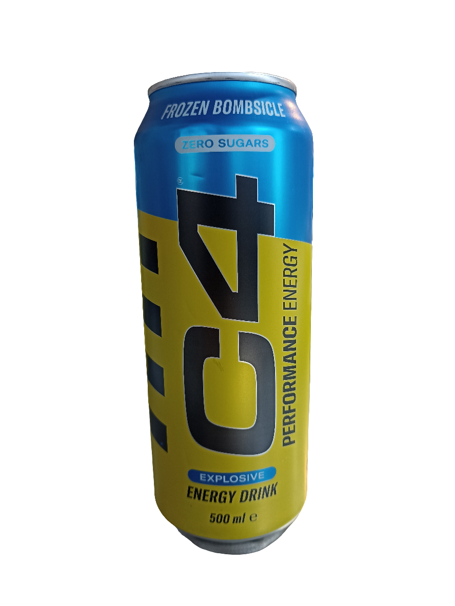 C4 Zero Sugar Explosive Energy Drink Frozen Bombsicle 500ml