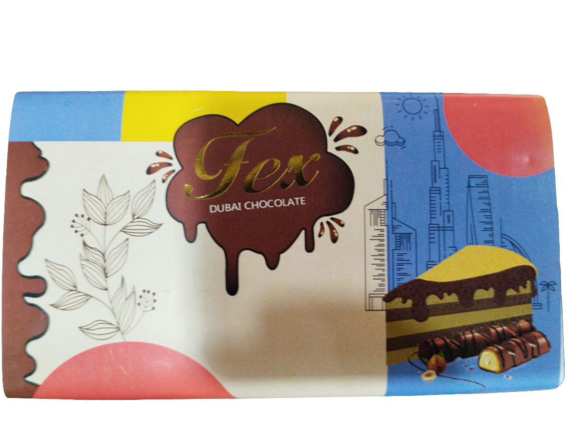 Fex Dubai Chocolate Bar Kinder 230g | شوكولاتة دبي كندر