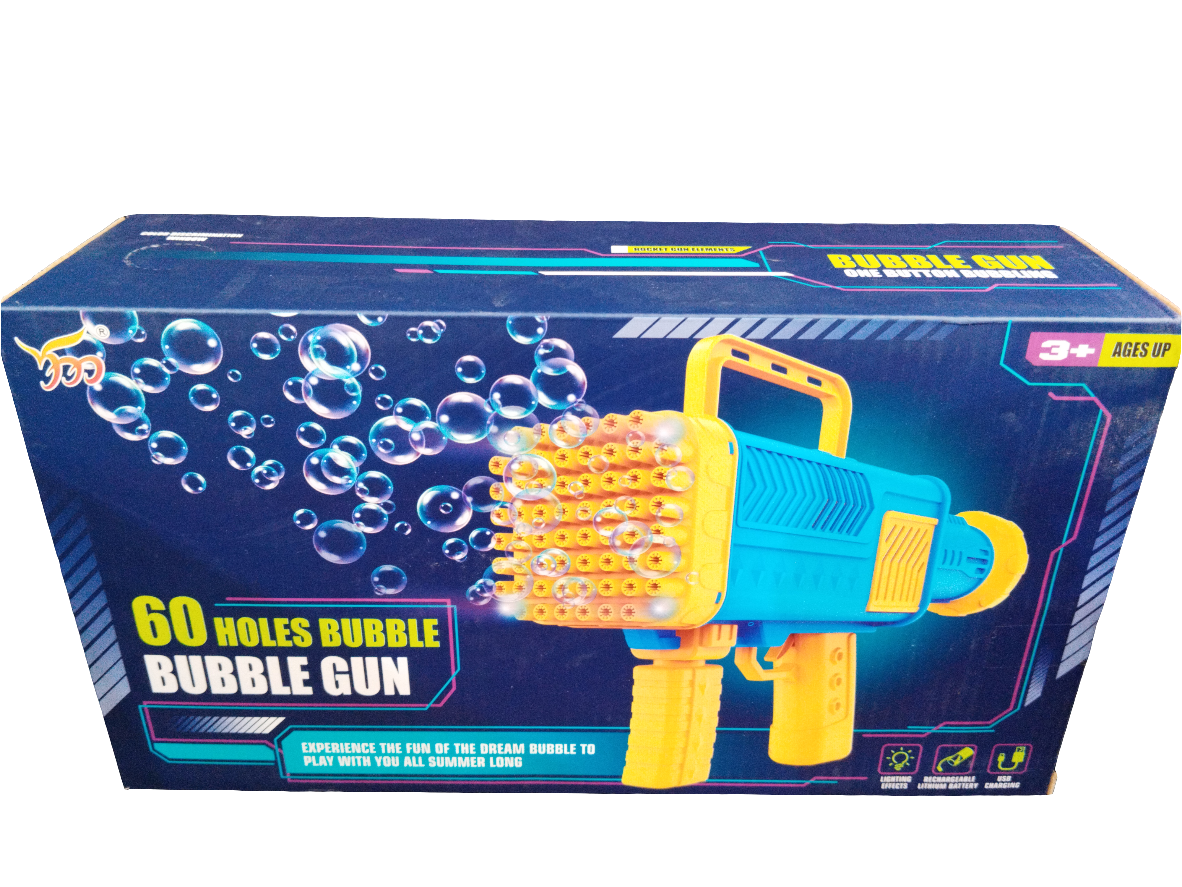 60 Holes Bubble Gun