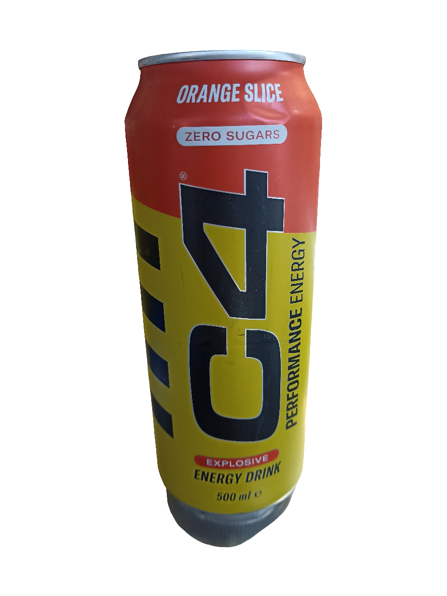 C4 Zero Sugar Explosive Energy Drink Orange Slices 500ml