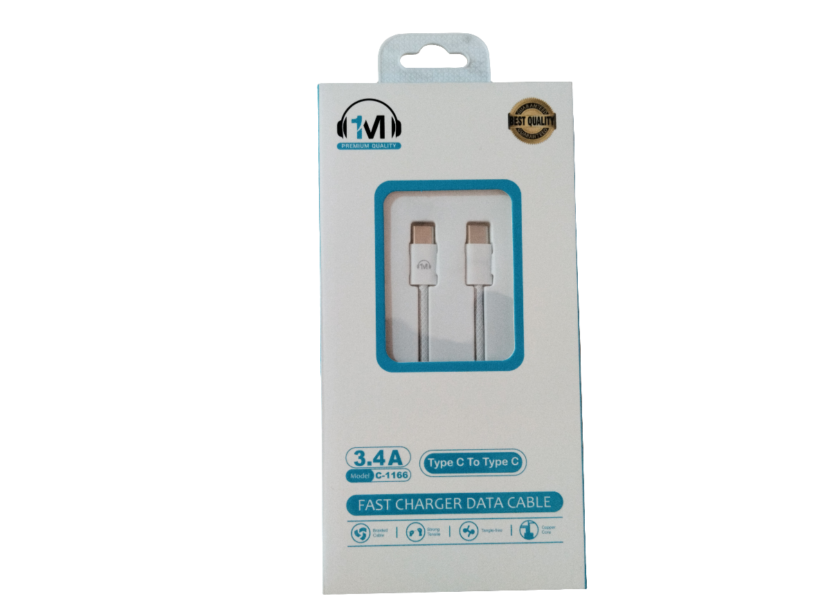 1M Charging Cable Type C to Type C 1166 | سلك شاحن