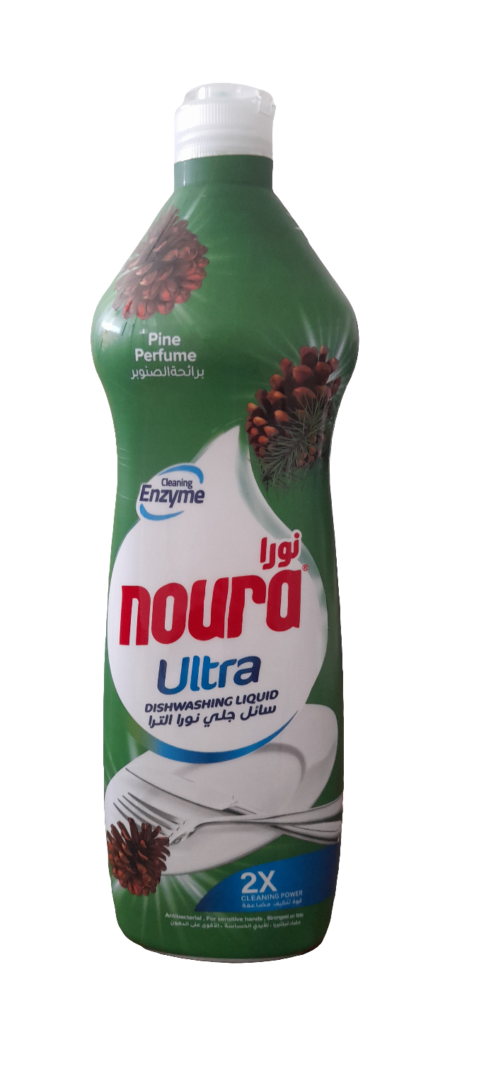 Noura Super Dishwashing Liquid Pine 800ml | نورا سائل جلي