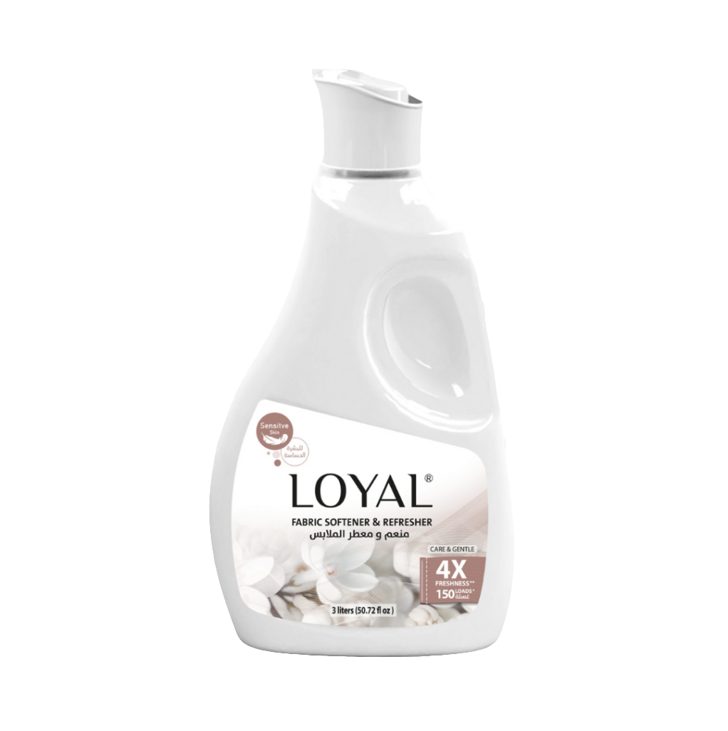 Loyal Fabric Softener Care & Gentle 3L | لويال منعم الاقمشة الابيض