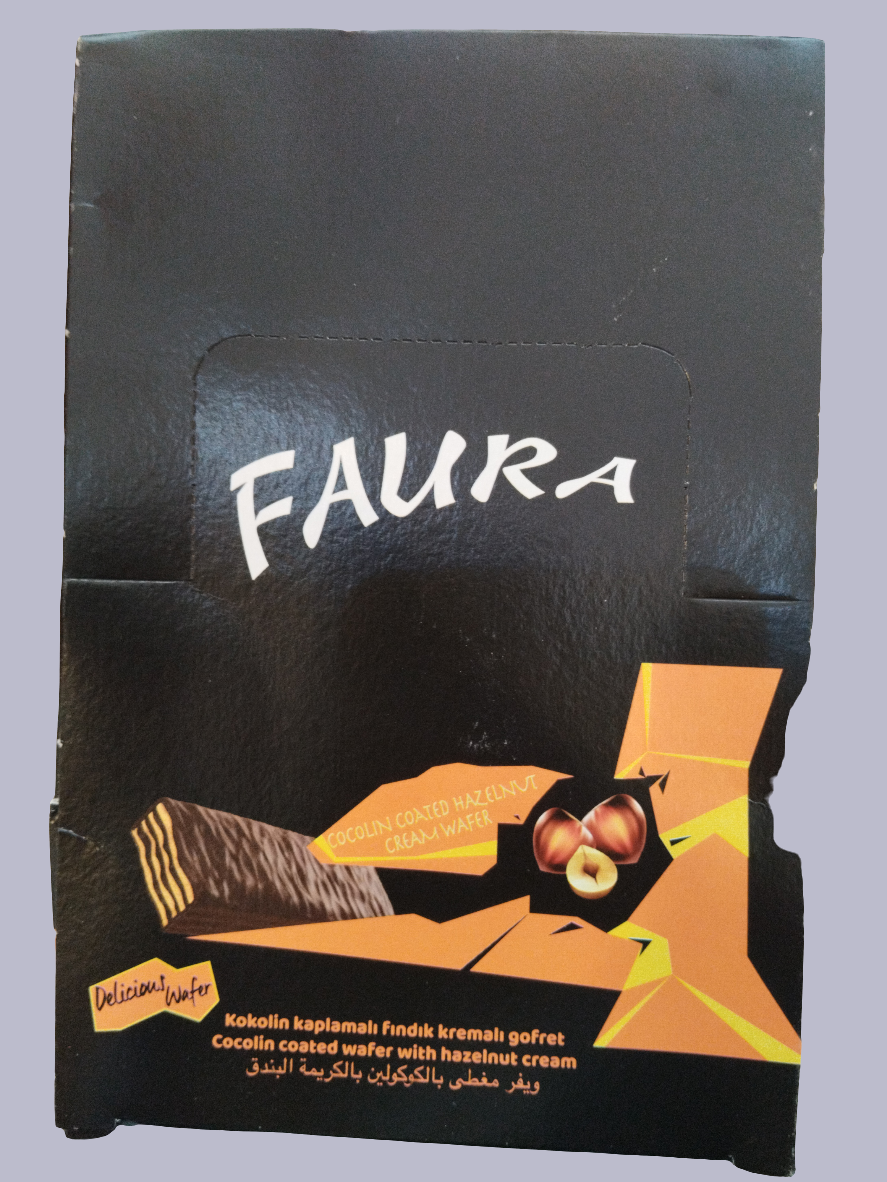 Faura Hazelnut Wafer 24x15g | فورا ويفر بكريمة البندق