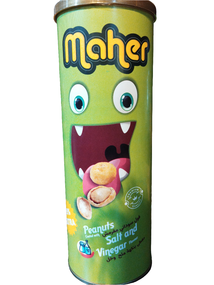 Maher Crunchy Peanuts Salt & Vinegar 250g