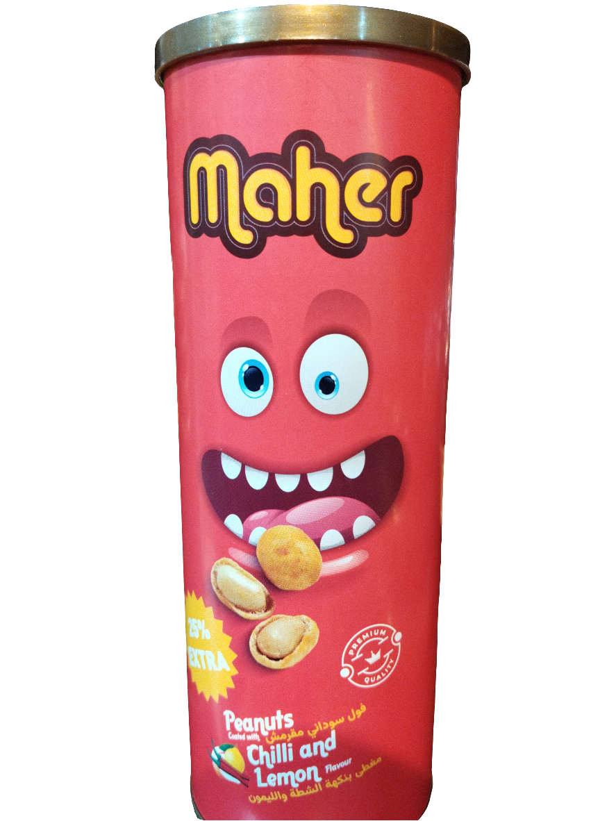 Maher Crunchy Peanuts Chilli & Lemon 250g