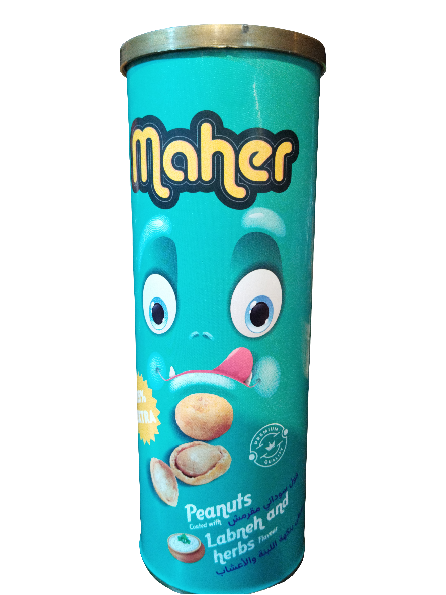 Maher Crunchy Peanuts Labneh &Herbs 250g