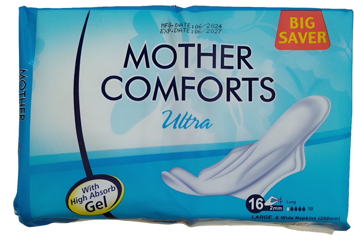 Mother Comforts Pads 320mm Pack of 10 | فوط نسائية