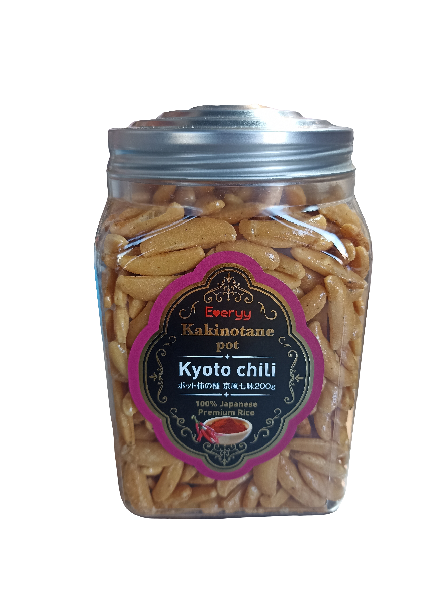 Japanese Kakinotane Pot Kyoto Chili 200g